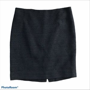 Theory Frieda‎ B Wool Blend Boucle Skirt / Black
